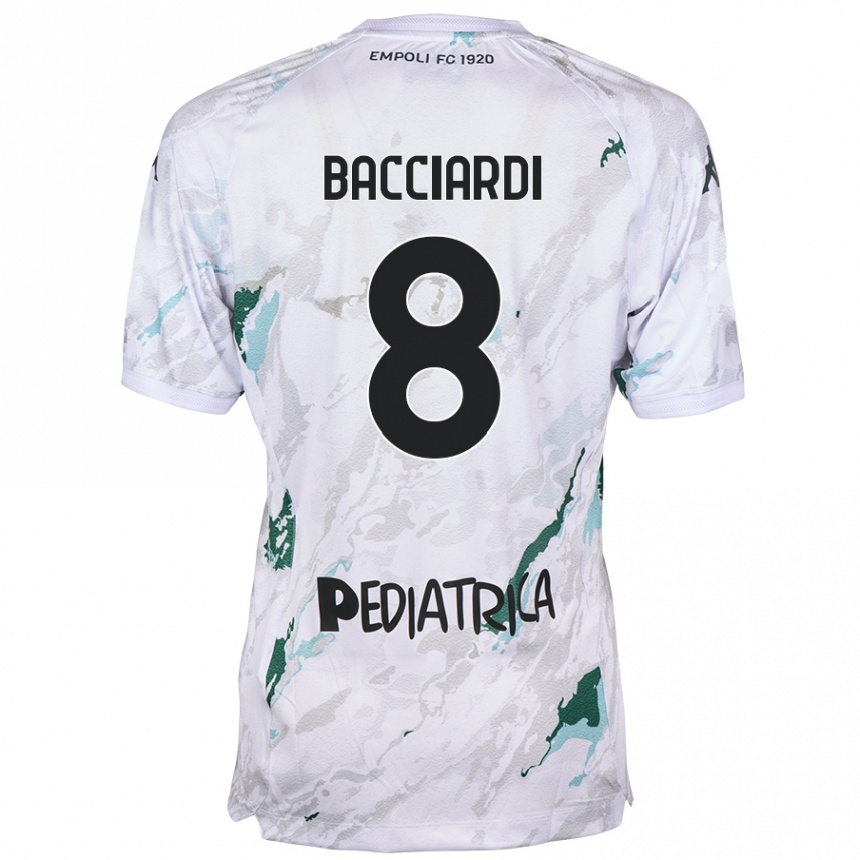 נשים כדורגל Andrea Bacciardi #8 אָפוֹר הרחק ג'רזי 2024/25