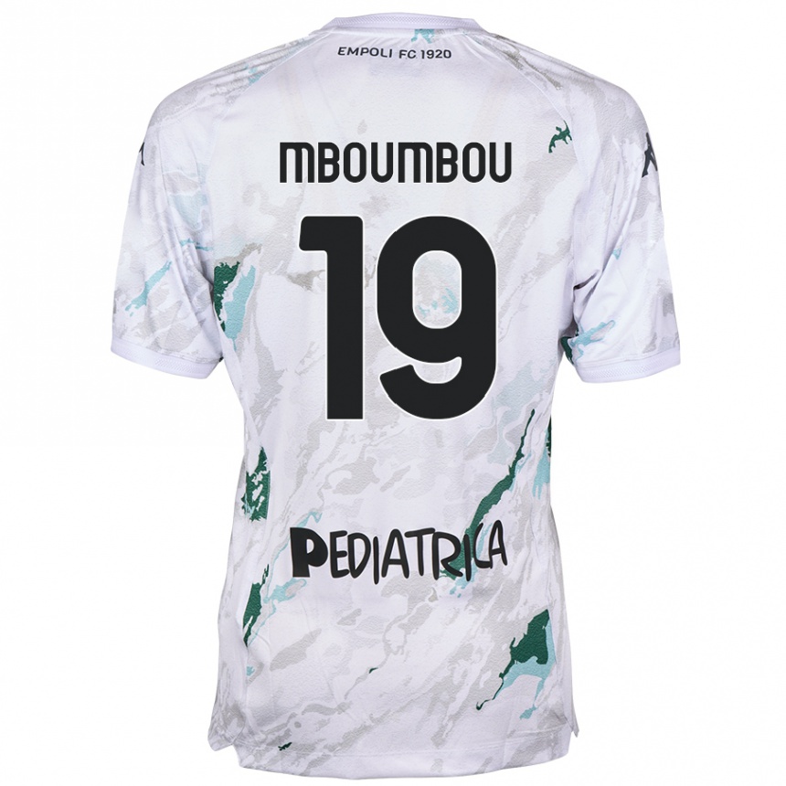 נשים כדורגל Arnaud Mboumbou #19 אָפוֹר הרחק ג'רזי 2024/25