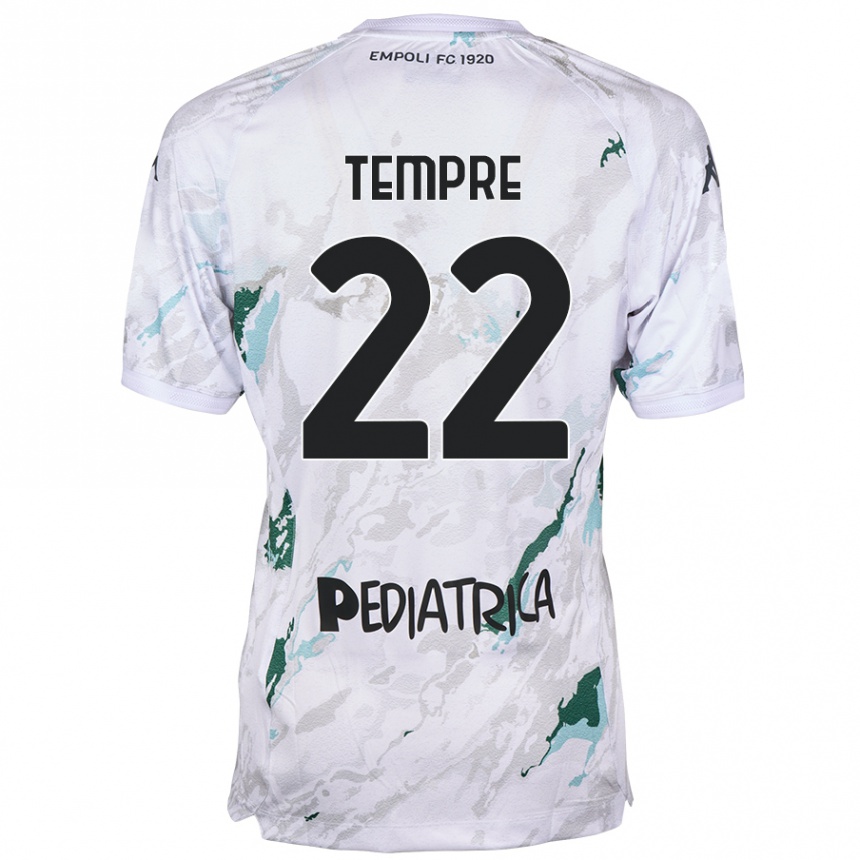 נשים כדורגל Michele Tempre #22 אָפוֹר הרחק ג'רזי 2024/25