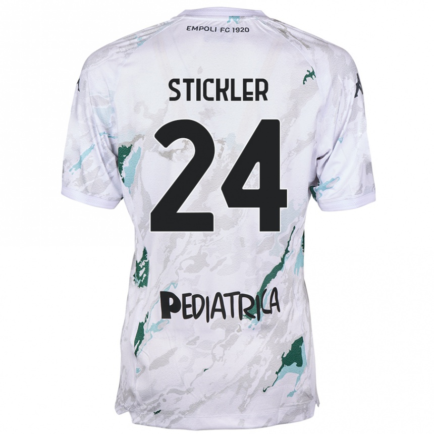 נשים כדורגל Mateo Stickler #24 אָפוֹר הרחק ג'רזי 2024/25