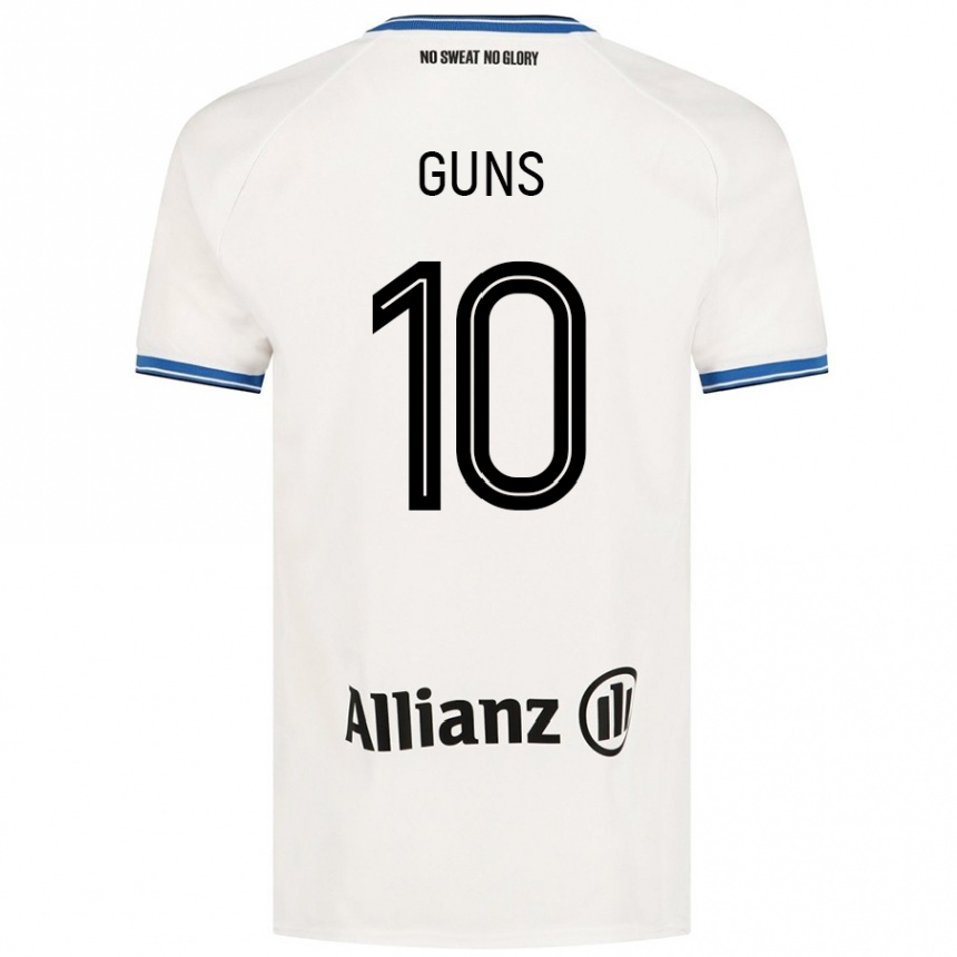 נשים כדורגל Celien Guns #10 לָבָן הרחק ג'רזי 2024/25