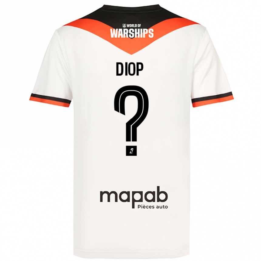 נשים כדורגל Samba Diop #0 לָבָן הרחק ג'רזי 2024/25
