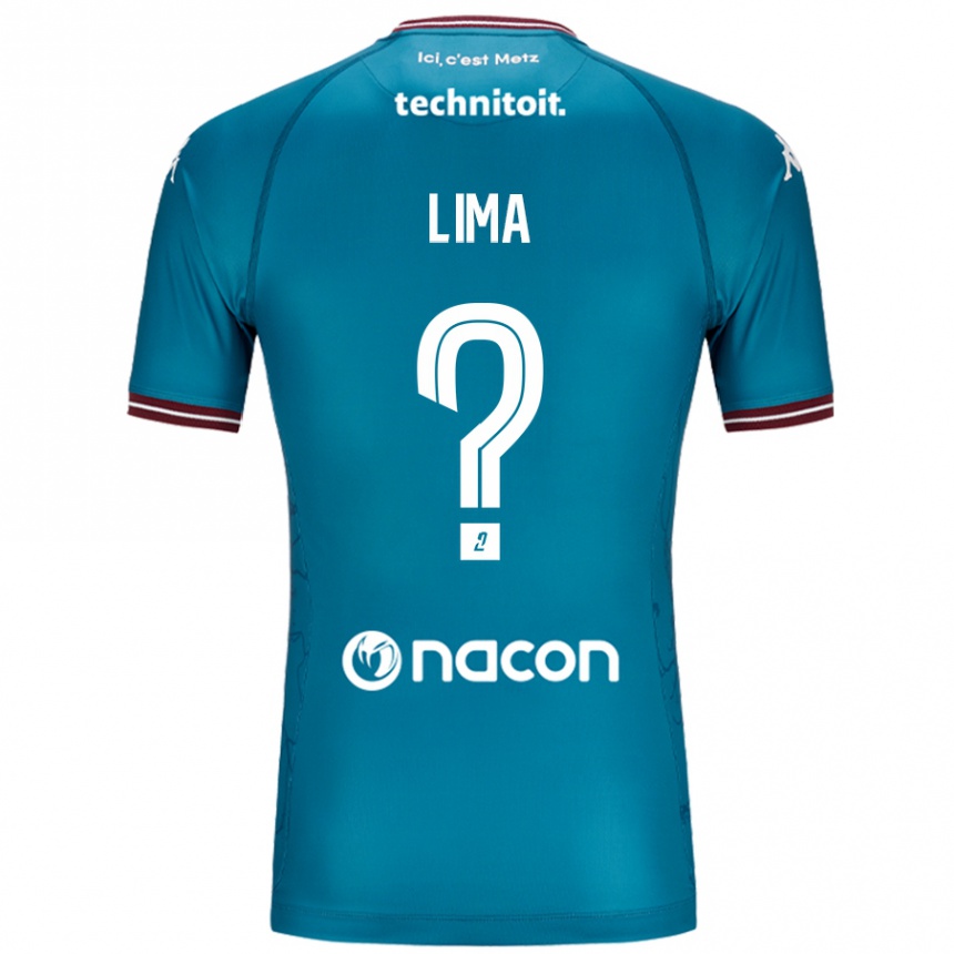 נשים כדורגל Edson Lima #0 בלו בנזין הרחק ג'רזי 2024/25